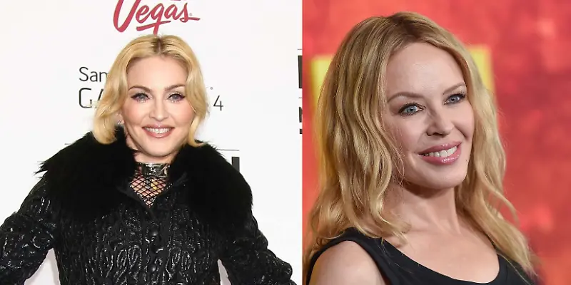 Madonna und Kylie Minogue