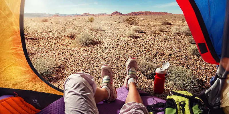 Campen, Zelt, Isomatte, Urlaub