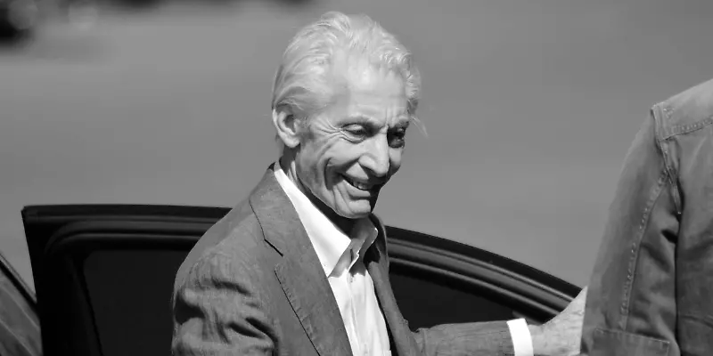 Charlie Watts, The Rolling Stones, schwarz-weiß